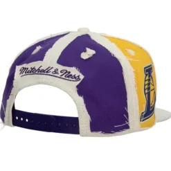Mitchell & Ness Snapback-Cut Away Snapback Los Angeles Lakers