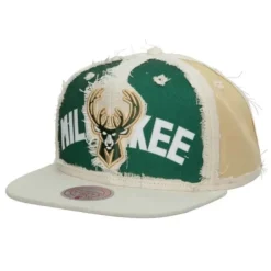 Mitchell & Ness Snapback-Cut Away Snapback Milwaukee Bucks