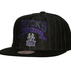 Mitchell & Ness Snapback-Dem Stripes Snapback Hwc Milwaukee Bucks