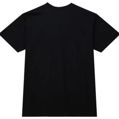 Men Mitchell & Ness T-Shirts & Tops-Distressed Basic Logo 1 Tee Vegas Golden Knights