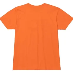 Men Mitchell & Ness T-Shirts & Tops-Distressed Logo Tee Philadelphia Flyers