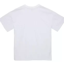 Men Mitchell & Ness T-Shirts & Tops-Dodgers Basic Logo 1 Tee Los Angeles Dodgers