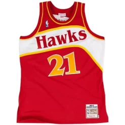 Mitchell & Ness Nba Authentic-Dominique Wilkins 1986-87 Authentic Jersey Atlanta Hawks