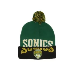 Mitchell & Ness Knit-Double Take Pom Knit Hwc Seattle Supersonics