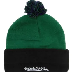 Mitchell & Ness Knit-Double Take Pom Knit Hwc Milwaukee Bucks