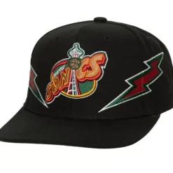 Mitchell & Ness Snapback-Double Trouble Snapback Hwc Seattle Supersonics