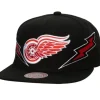 Mitchell & Ness Snapback-Double Trouble Snapback Vntg Detroit Red Wings