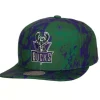 Mitchell & Ness Snapback-Down For All Snapback Hwc Milwaukee Bucks