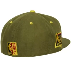 Mitchell & Ness Fitted-Dusty Olive Fitted Hwc Golden State Warriors