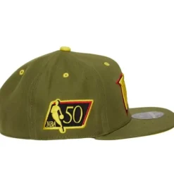 Mitchell & Ness Fitted-Dusty Olive Fitted Hwc Golden State Warriors