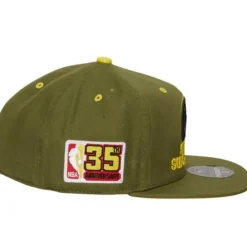 Mitchell & Ness Fitted-Dusty Olive Fitted Hwc Seattle Supersonics
