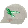Mitchell & Ness Snapback-Eagles Heather Pro Snapback Philadelphia Eagles