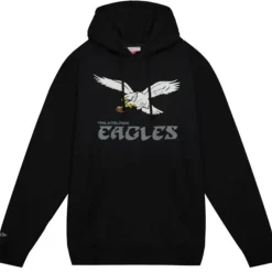 Men Mitchell & Ness Hoodies & Sweatshirts-Eagles Hoodie Philadelphia Eagles