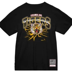 Men Mitchell & Ness T-Shirts & Tops-Earthquake Tee Grambling State University