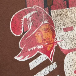 Men Mitchell & Ness Hoodies & Sweatshirts-Easy Cool Crewneck Sweatshirt Tampa Bay Buccaneers