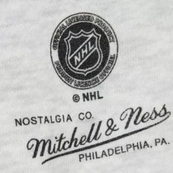 Men Mitchell & Ness Hoodies & Sweatshirts-Easy Cool Crewneck Sweatshirt Detroit Red Wings