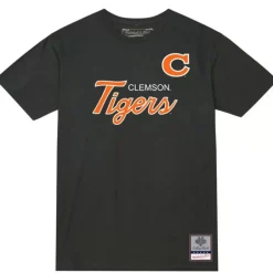 Men Mitchell & Ness T-Shirts & Tops-Elite Tee Clemson University