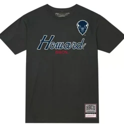 Men Mitchell & Ness T-Shirts & Tops-Elite Tee Howard University