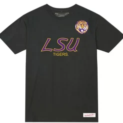 Men Mitchell & Ness T-Shirts & Tops-Elite Tee Louisiana State University