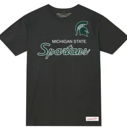 Men Mitchell & Ness T-Shirts & Tops-Elite Tee Michigan State University