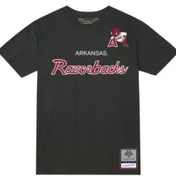 Men Mitchell & Ness T-Shirts & Tops-Elite Tee University Of Arkansas