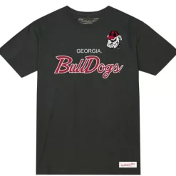 Men Mitchell & Ness T-Shirts & Tops-Elite Tee University Of Georgia