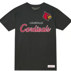 Men Mitchell & Ness T-Shirts & Tops-Elite Tee University Of Louisville