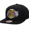Mitchell & Ness Snapback-Embroidery Glitch Snapback Los Angeles Lakers