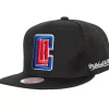 Mitchell & Ness Snapback-English Dropback Snapback Los Angeles Clippers