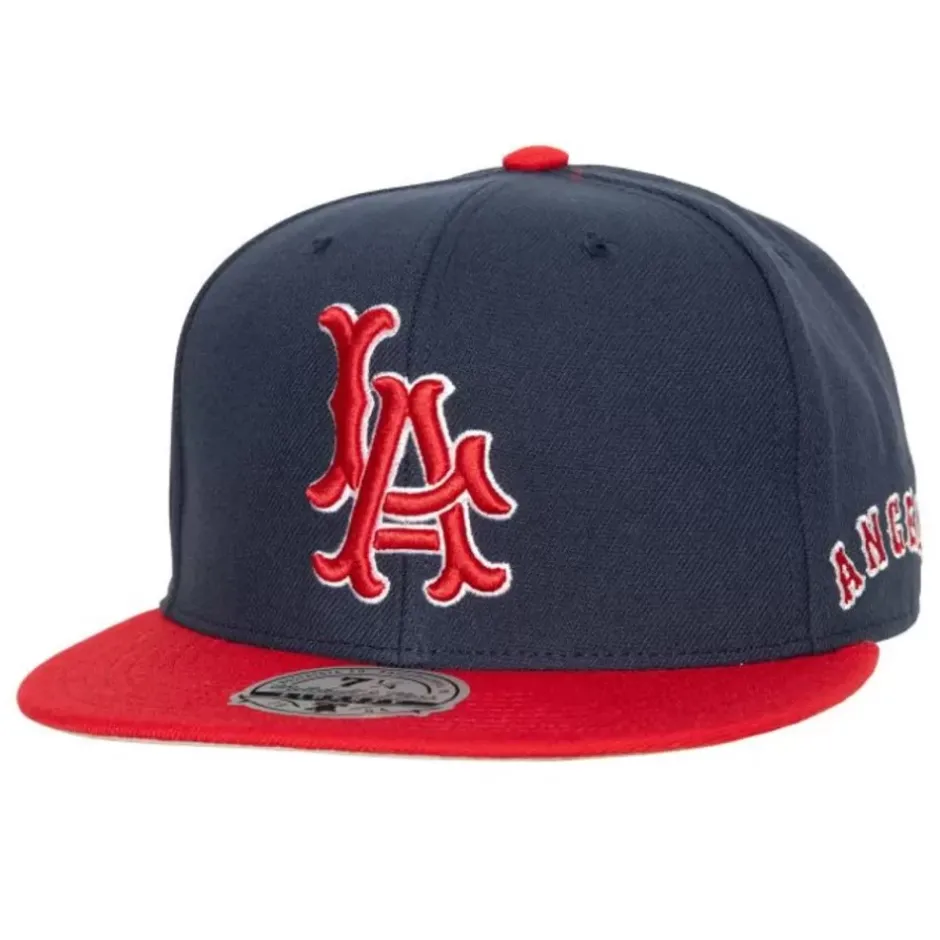 Mitchell & Ness Fitted-Evergreen Fitted Coop Los Angeles Angels