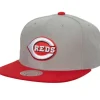 Mitchell & Ness Snapback-Evergreen Snapback Coop Cincinnati Reds