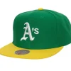 Mitchell & Ness Snapback-Evergreen Snapback Coop Oakland Athletics