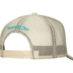 Mitchell & Ness Snapback-Evergreen Trucker Snapback Coop Florida Marlins