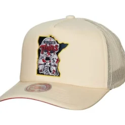 Mitchell & Ness Snapback-Evergreen Trucker Snapback Coop Minnesota Twins