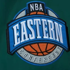 Men Mitchell & Ness Jackets & Outerwear-Exploded Logo Warm Up Jacket Milwaukee Bucks