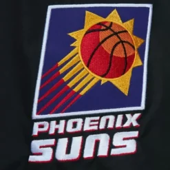 Men Mitchell & Ness Jackets & Outerwear-Exploded Logo Warm Up Jacket Phoenix Suns