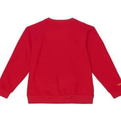 Men Mitchell & Ness Hoodies & Sweatshirts-Fashion Fleece Crew Chicago Bulls