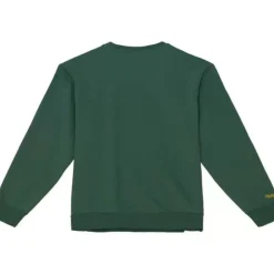 Men Mitchell & Ness Hoodies & Sweatshirts-Fashion Fleece Crew Green Bay Packers