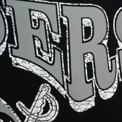 Men Mitchell & Ness Hoodies & Sweatshirts-Fashion Fleece Crew Oakland Raiders