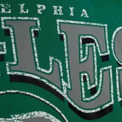 Men Mitchell & Ness Hoodies & Sweatshirts-Fashion Fleece Crew Philadelphia Eagles