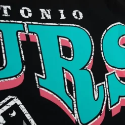 Men Mitchell & Ness Hoodies & Sweatshirts-Fashion Fleece Crew San Antonio Spurs