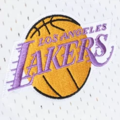 Men Mitchell & Ness T-Shirts & Tops-Fashion Mesh V-Neck Los Angeles Lakers