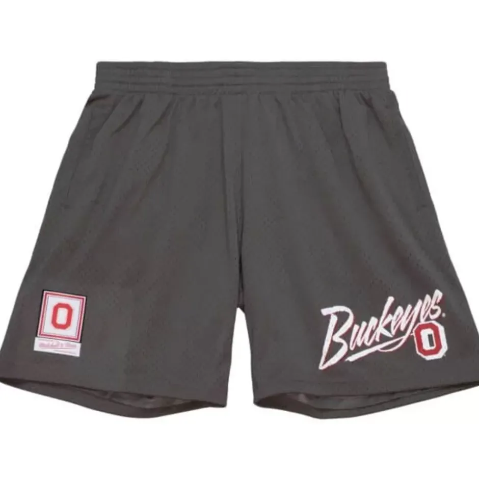 Men Mitchell & Ness Shorts-Final Exam Shorts Ohio State