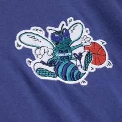 Men Mitchell & Ness T-Shirts & Tops-Final Seconds Ss Tee Charlotte Hornets