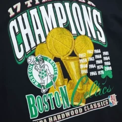 Men Mitchell & Ness T-Shirts & Tops-Finals Tee Boston Celtics