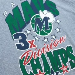 Men Mitchell & Ness T-Shirts & Tops-Finals Tee Dallas Mavericks