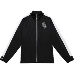Men Mitchell & Ness Jackets & Outerwear-Flashback Track Jacket Chicago White Sox