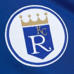 Men Mitchell & Ness Jackets & Outerwear-Flashback Track Jacket Kansas City Royals