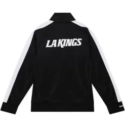 Men Mitchell & Ness Jackets & Outerwear-Flashback Track Jacket Los Angeles Kings