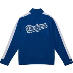 Men Mitchell & Ness Jackets & Outerwear-Flashback Track Jacket Los Angeles Dodgers